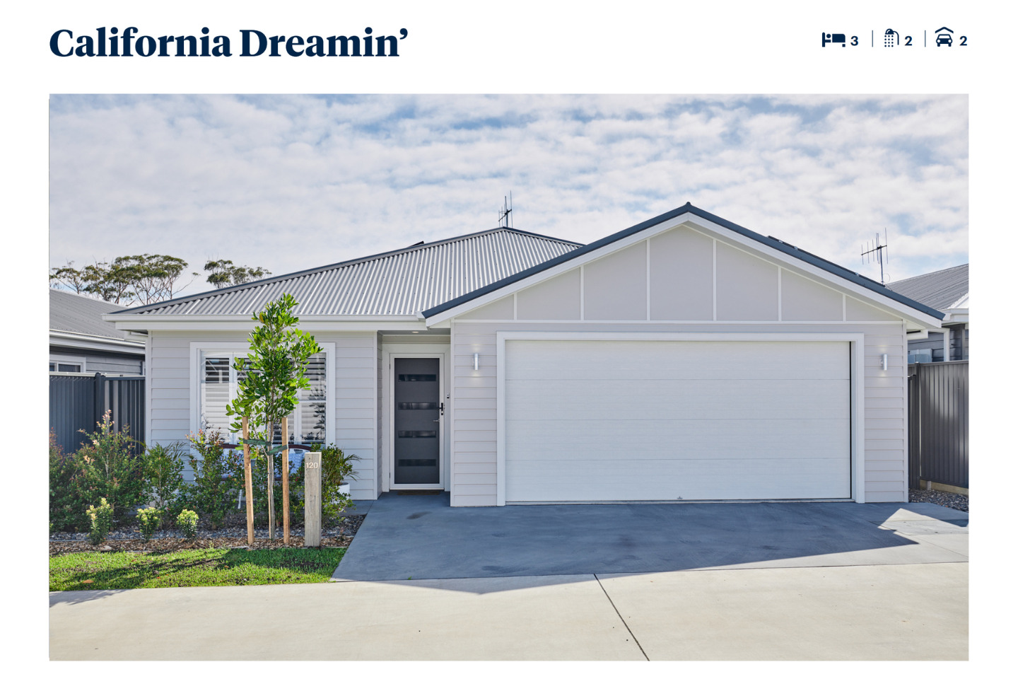 Site 120: California Dreamin’ $695,000